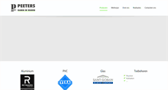 Desktop Screenshot of peetersramenendeuren.be