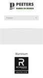 Mobile Screenshot of peetersramenendeuren.be